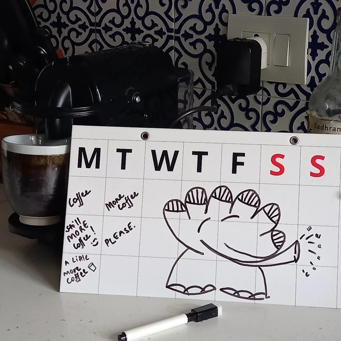 Gifts of Love Rewritable Weekly Planner With Marker - Image 3