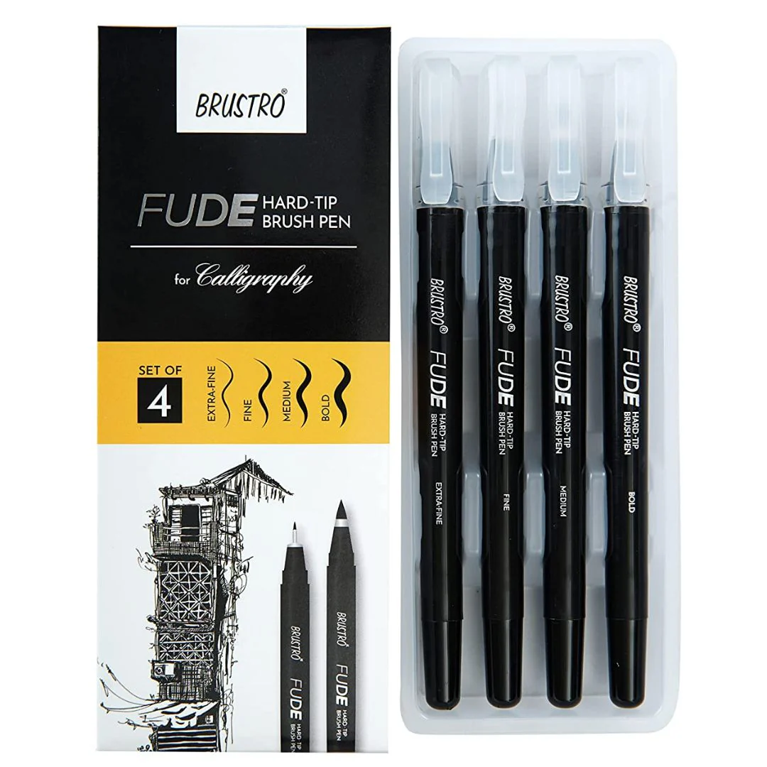 Brustro Fude Hard Tip Brush Pen - Image 4