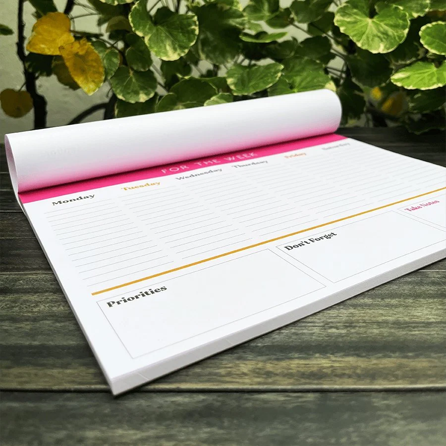 The Art Loom Classic Pink A4 Weekly Planner - Image 3