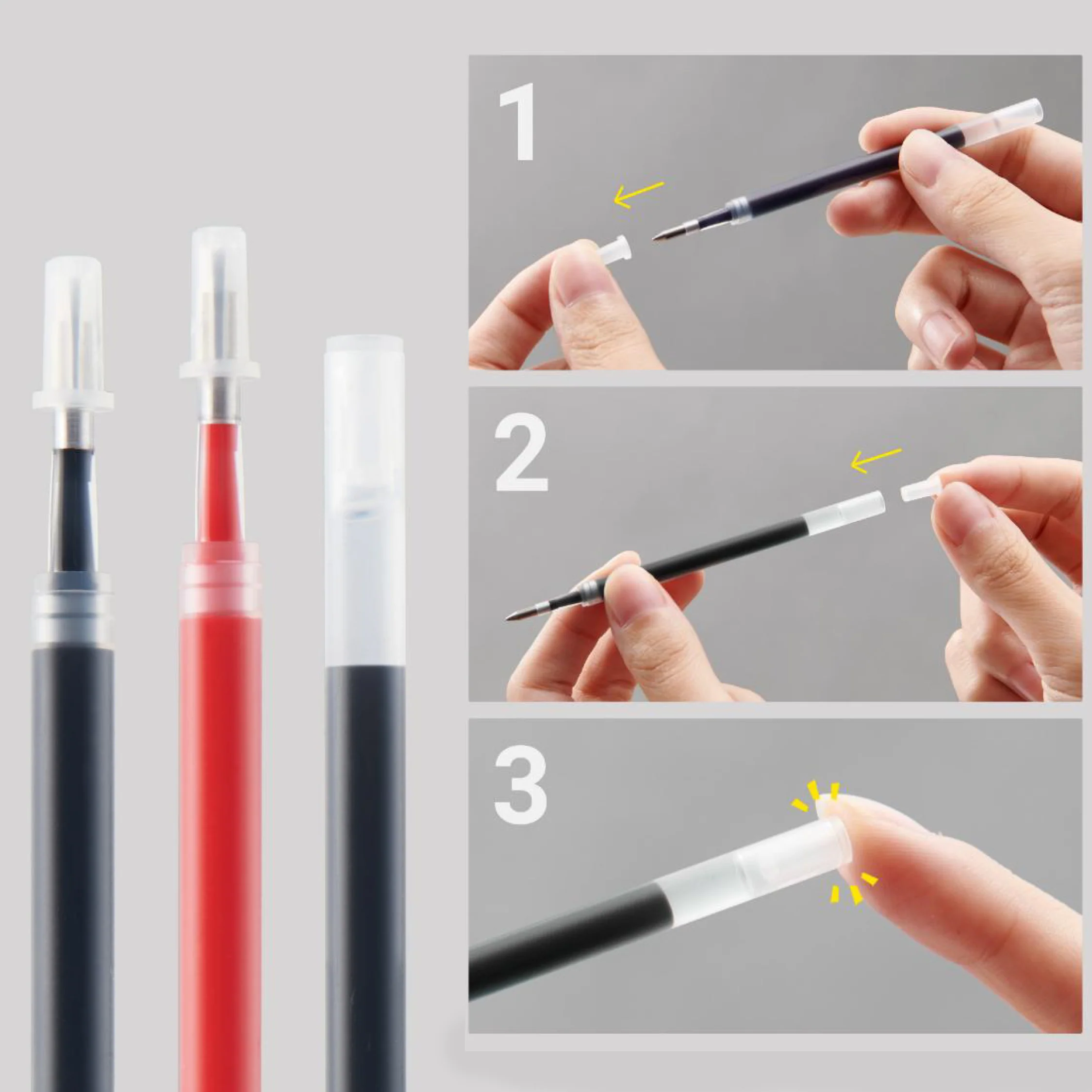 Kaco Gel Pen Refills 0.5mm(Bullet Tip) - Image 8