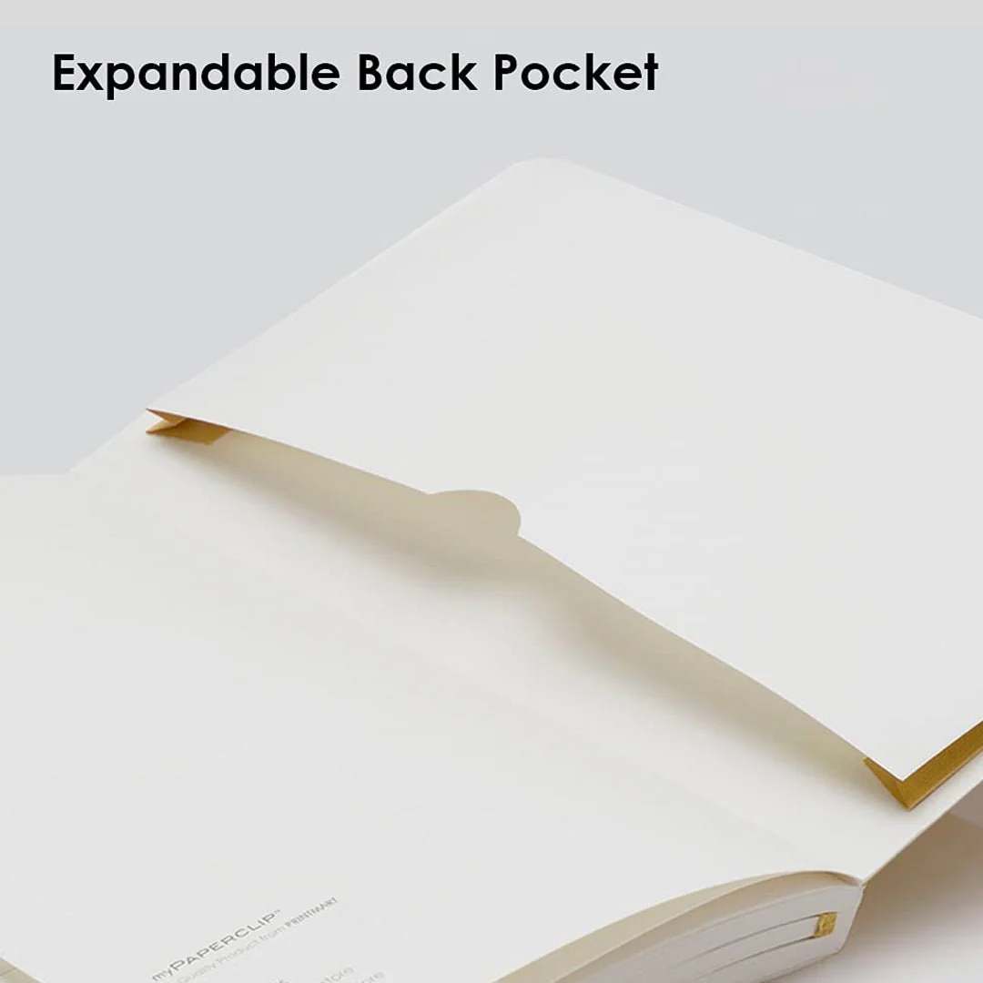 myPaperclip Executive Series Hand Drawn Paper Back A5 Plain Notebook - Image 4