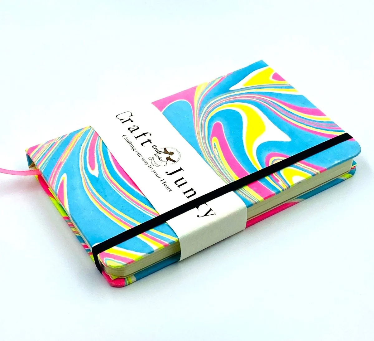 Craft Junky A5 Marbled Cover Unruled Journal - Image 13