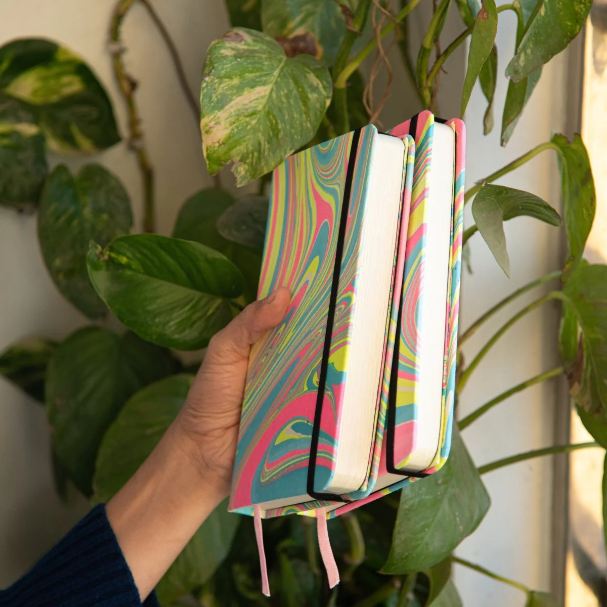 Craft Junky A5 Marbled Cover Unruled Journal - Image 3