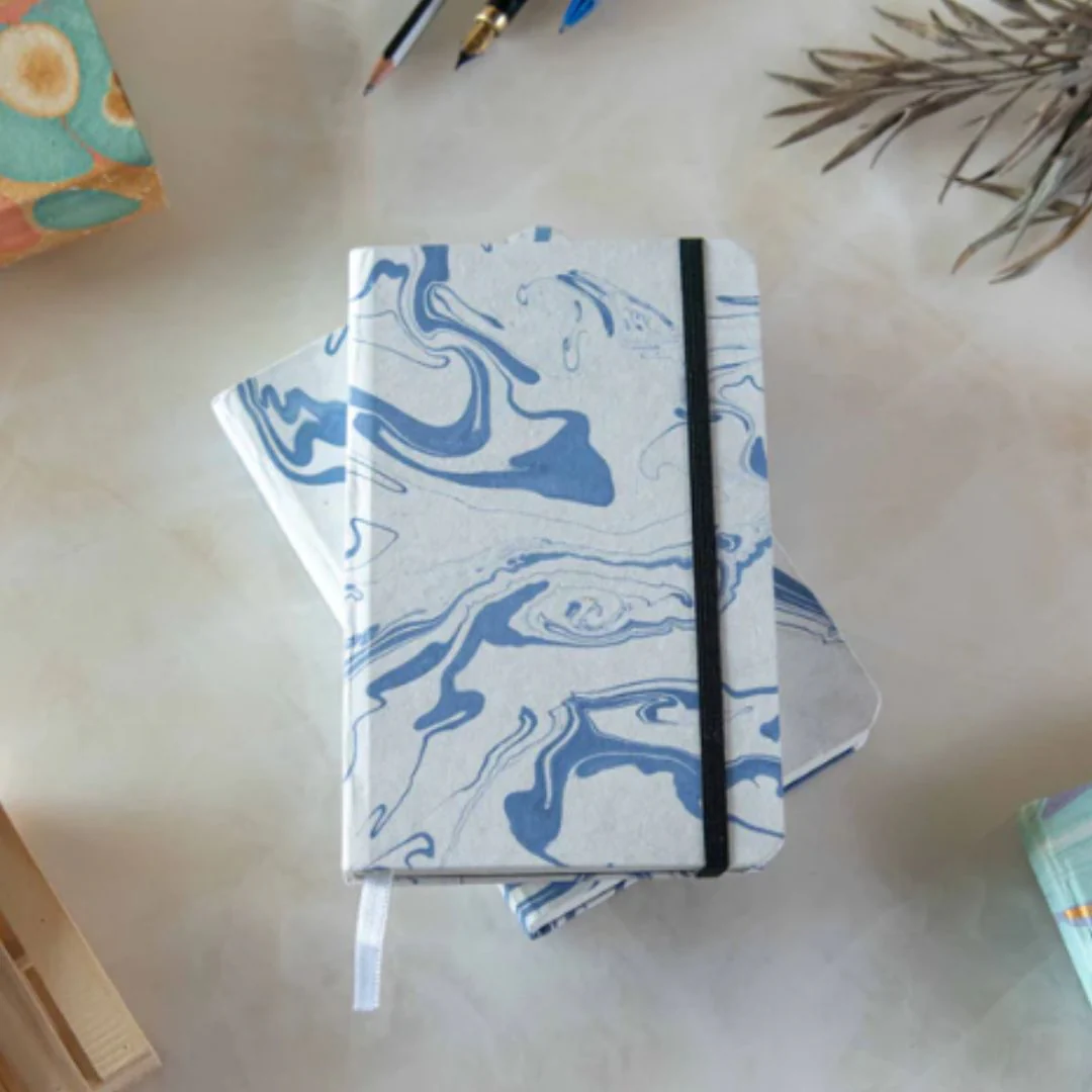 Craft Junky A5 Marbled Cover Unruled Journal - Image 7