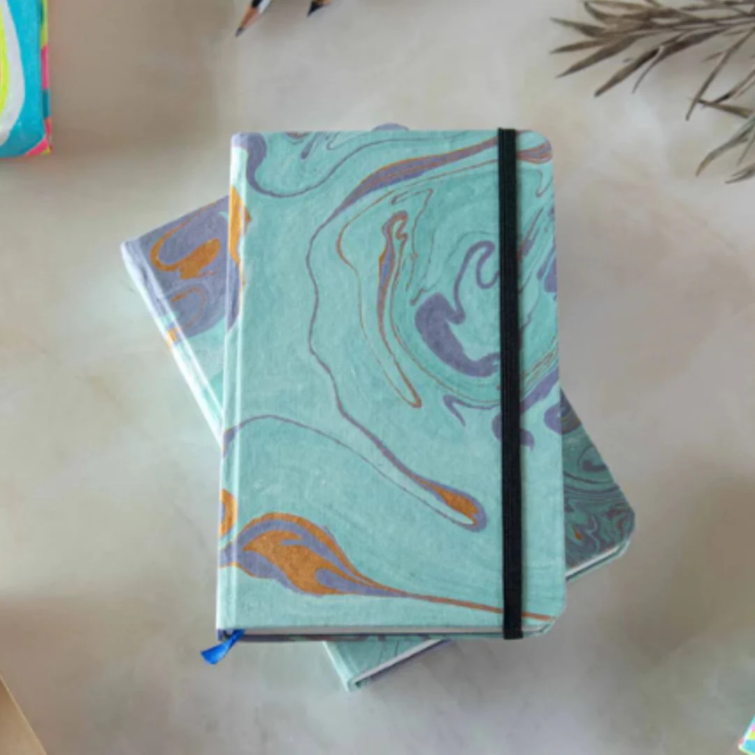 Craft Junky A5 Marbled Cover Unruled Journal - Image 9