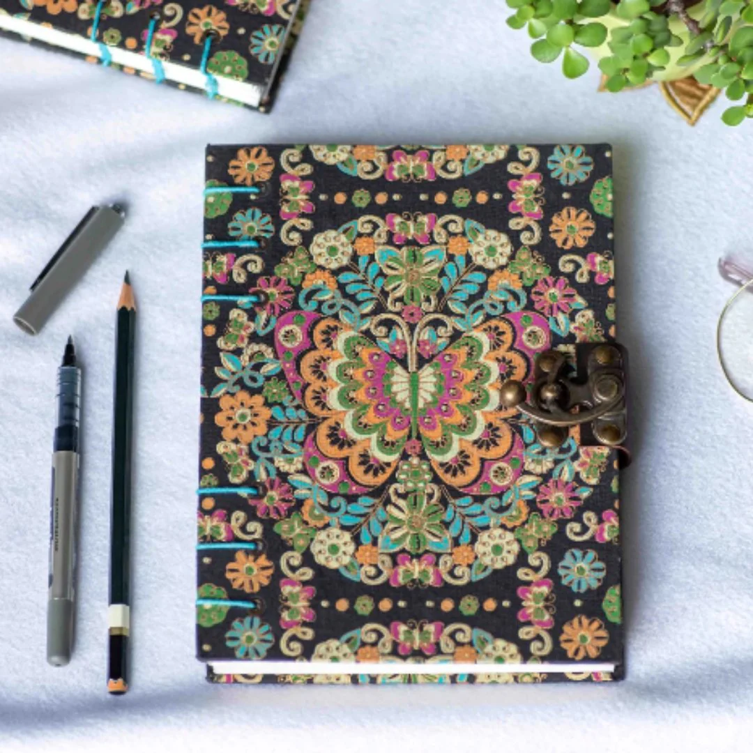 Craft Junky Serigraphy Art Butterfly A4 Journal - Image 3