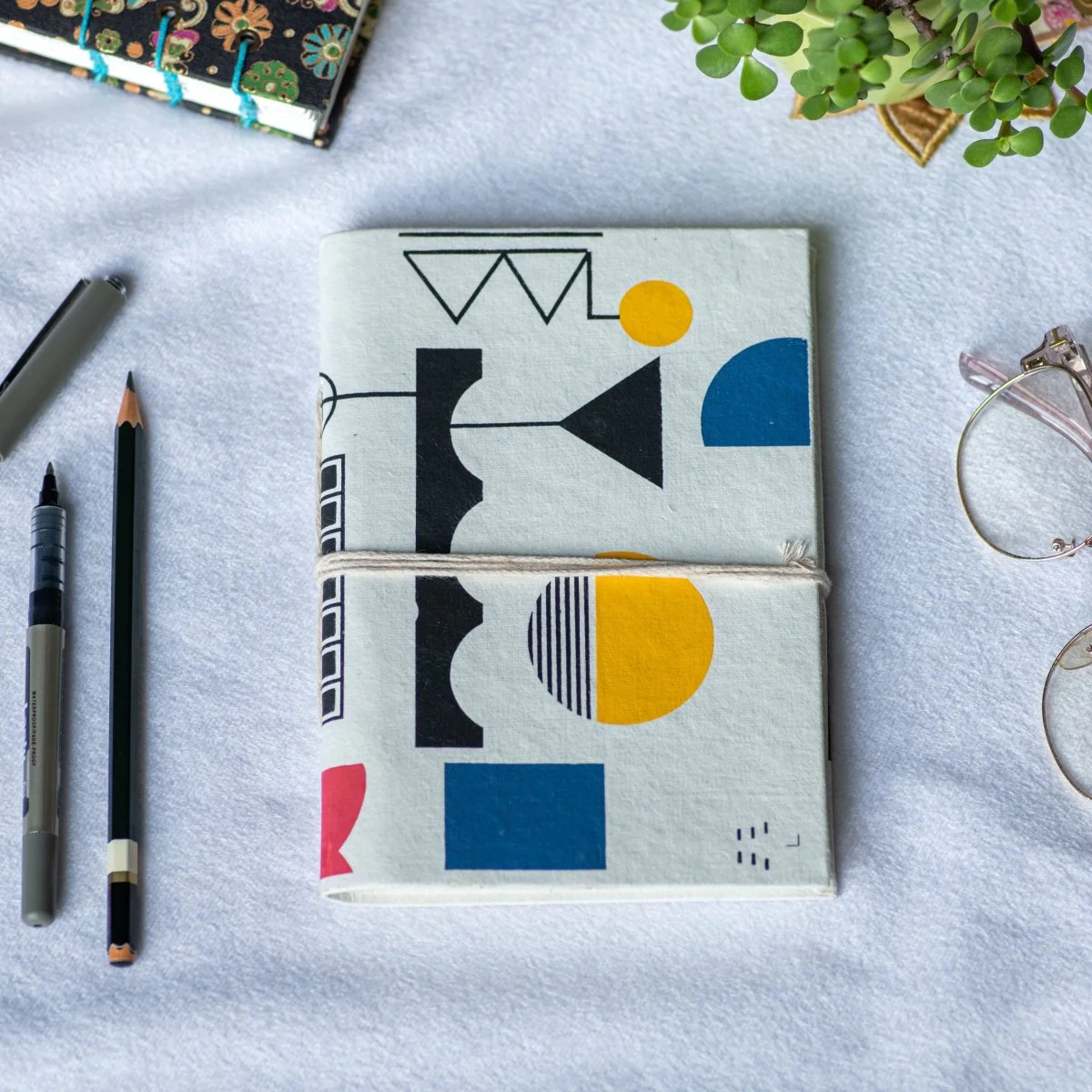 Craft Junky Luxury Serigraphy A5 Plain Notebook - Image 3