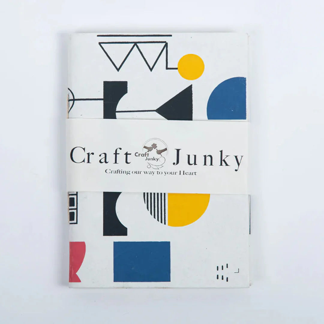 Craft Junky Luxury Serigraphy A5 Plain Notebook - Image 5