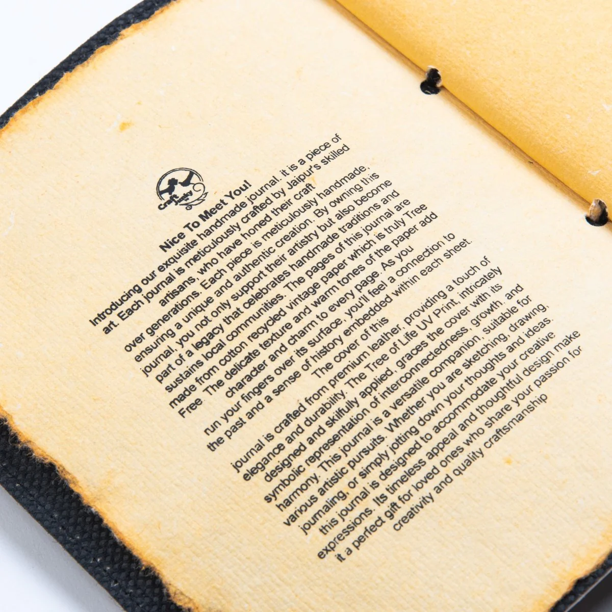 Craft Junky Vintage Leather Bound Journal - Image 18