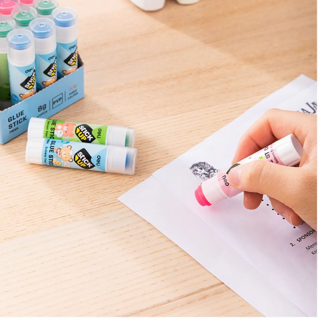 Deli Glue Stick Transparent Barrel - Image 5