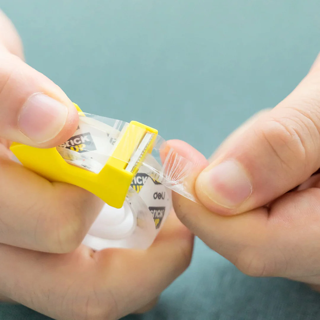 Deli Clear Office Tape With Dispenser - Image 10