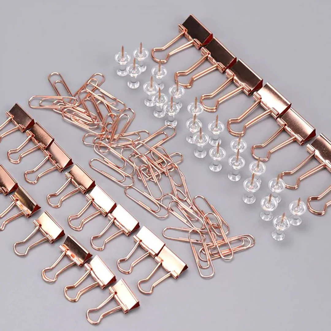 Deli Essentials Rose Gold Edition Desk Accessories Set - Image 6