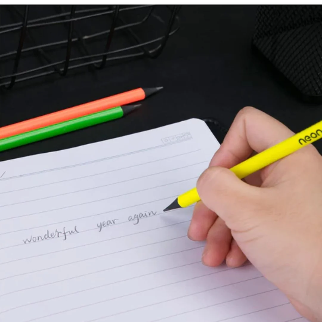 Deli Neon HB Wood Free Pencil - Image 4