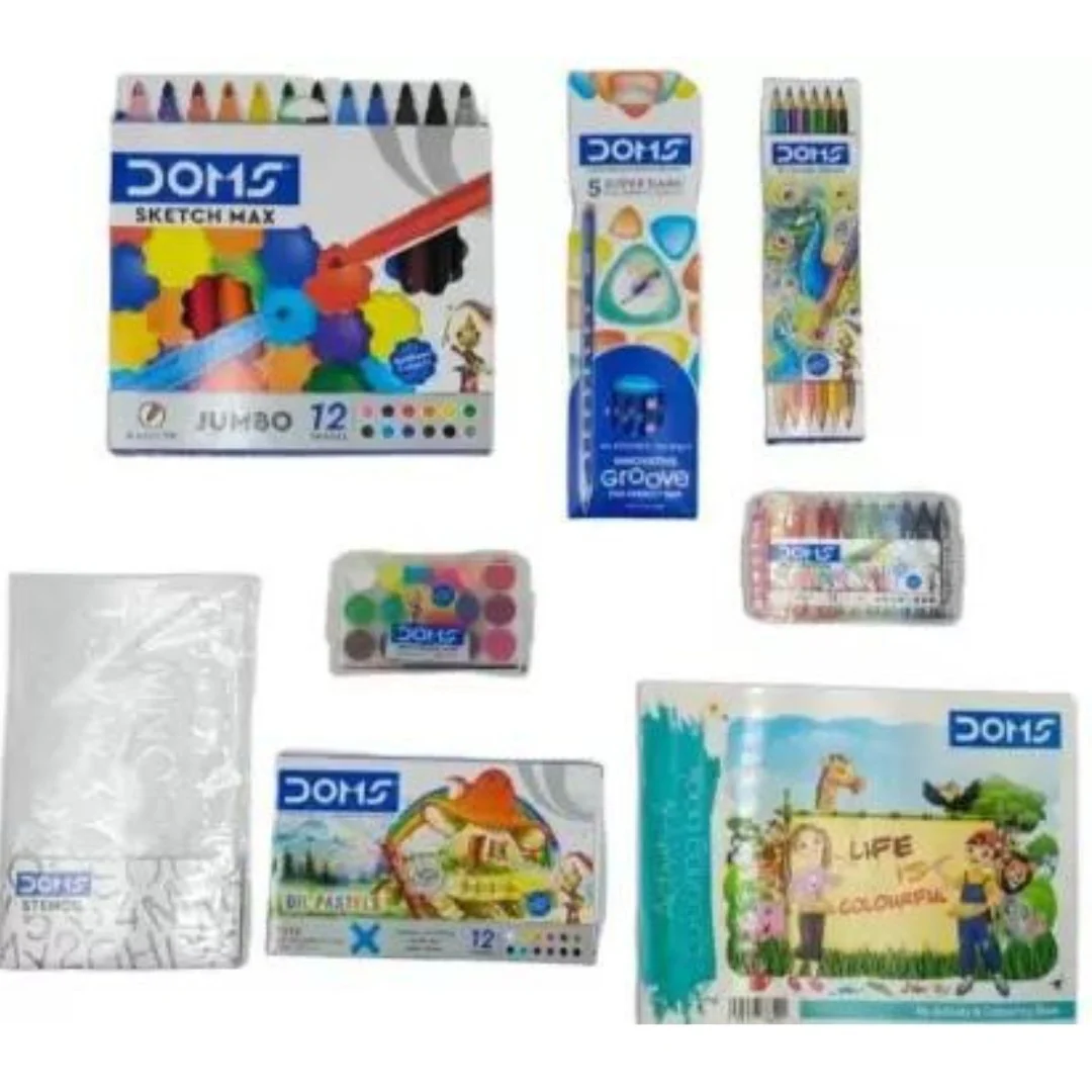 Doms Junior Art Kit-Combo of 8 - Image 3