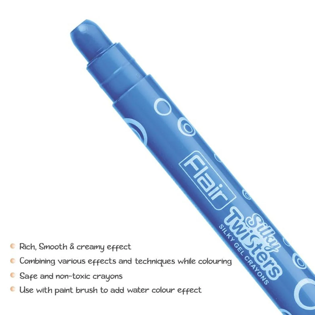 Flair Creative Silky Gel Crayons Set - Image 5