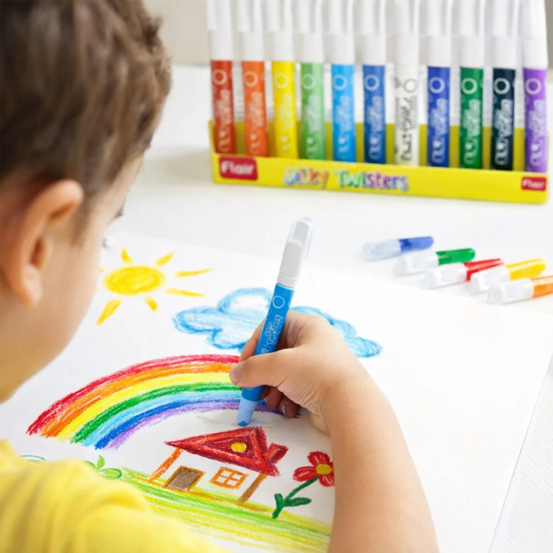 Flair Creative Silky Gel Crayons Set - Image 8