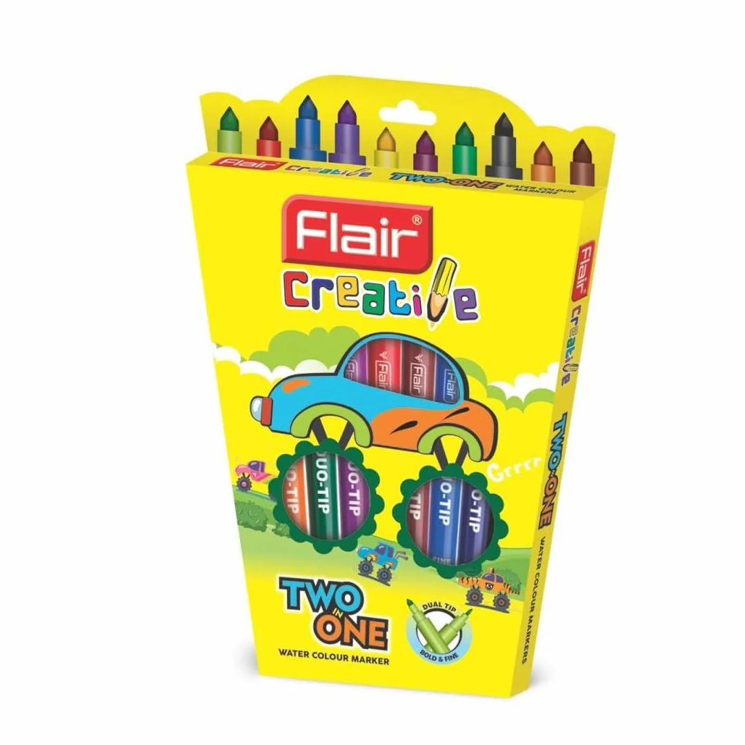 Flair Creative Two In One Marker Set - Image 3