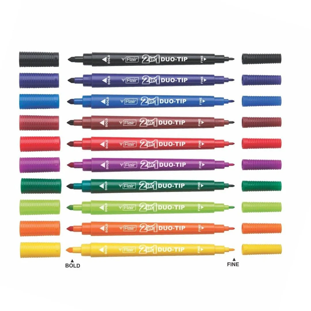 Flair Creative Two In One Marker Set - Image 4