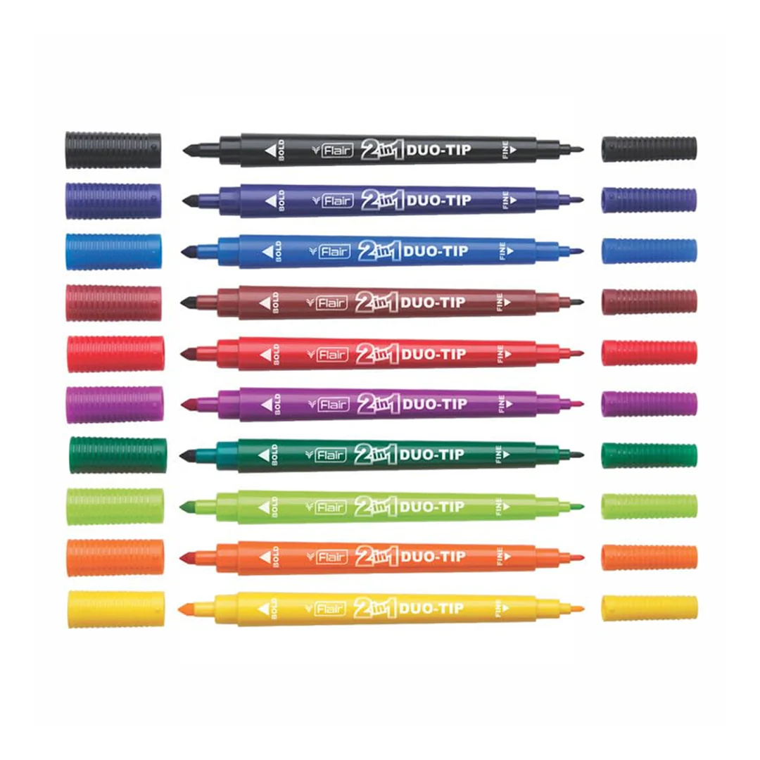 Flair Creative Two In One Marker Set - Image 7