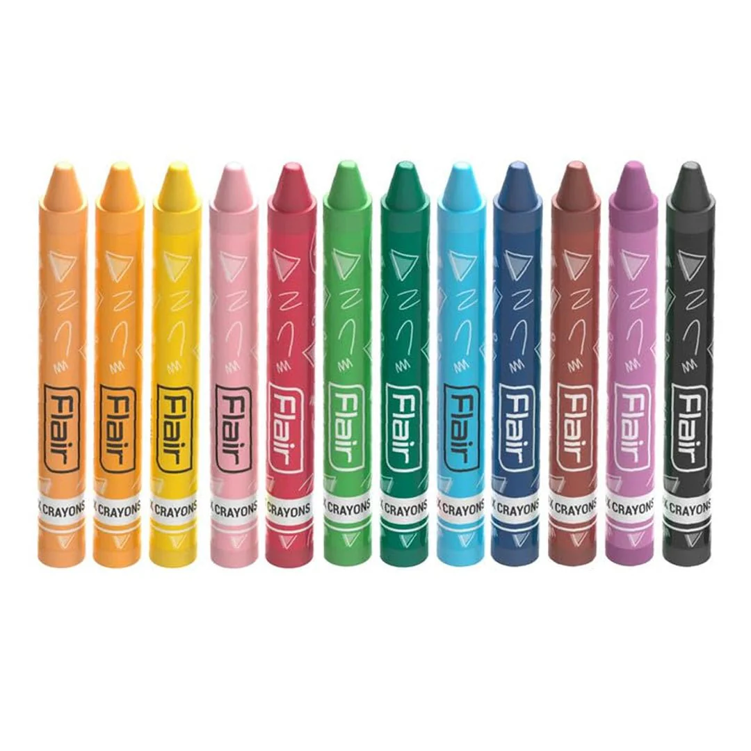 Flair Creative Wax Crayons Set - Image 3