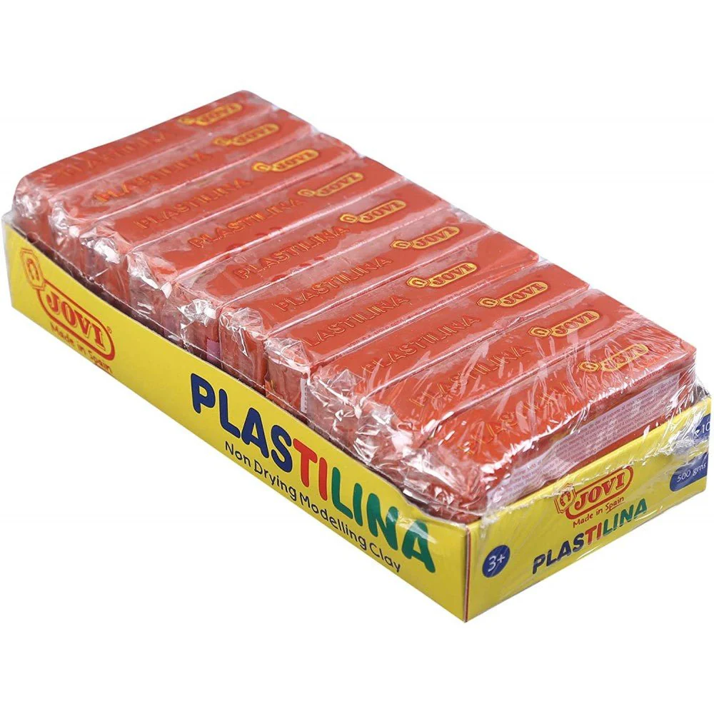Jovi Plastilina Non-Drying Modelling Clay- Pack of 10 Bars - Image 3