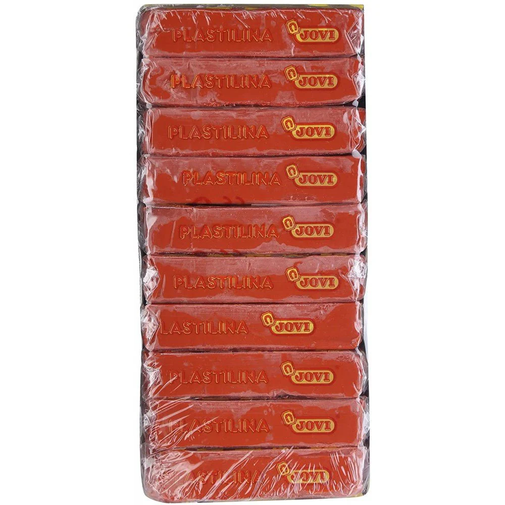 Jovi Plastilina Non-Drying Modelling Clay- Pack of 10 Bars - Image 4