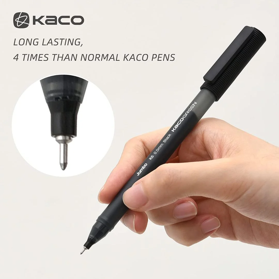 Kaco Jumbo Black Gel Pen Set - Image 4