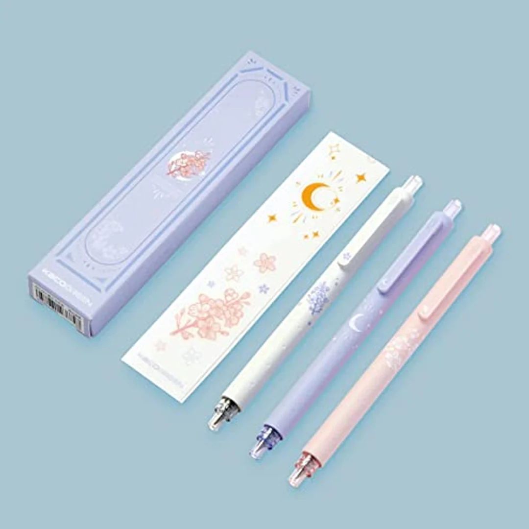 Kaco Rocket Moon Night And Sakura 0.5mm Gel Pen Set - Image 4