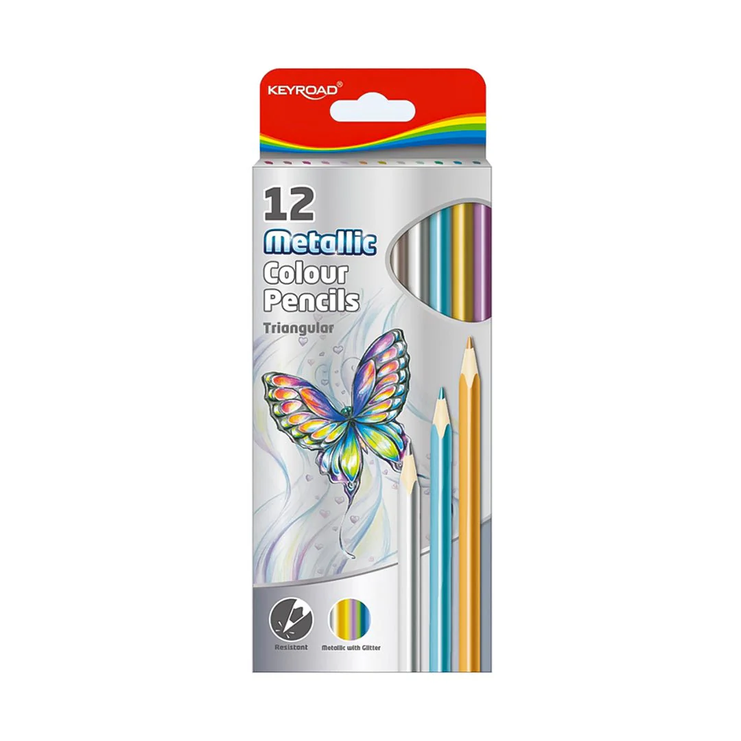 Keyroad Colour Pencils Pack of 12 - Image 3