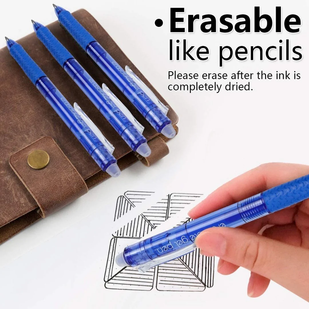 Keyroad Erasable Click Gel Ink Pen 0.7mm - Image 3