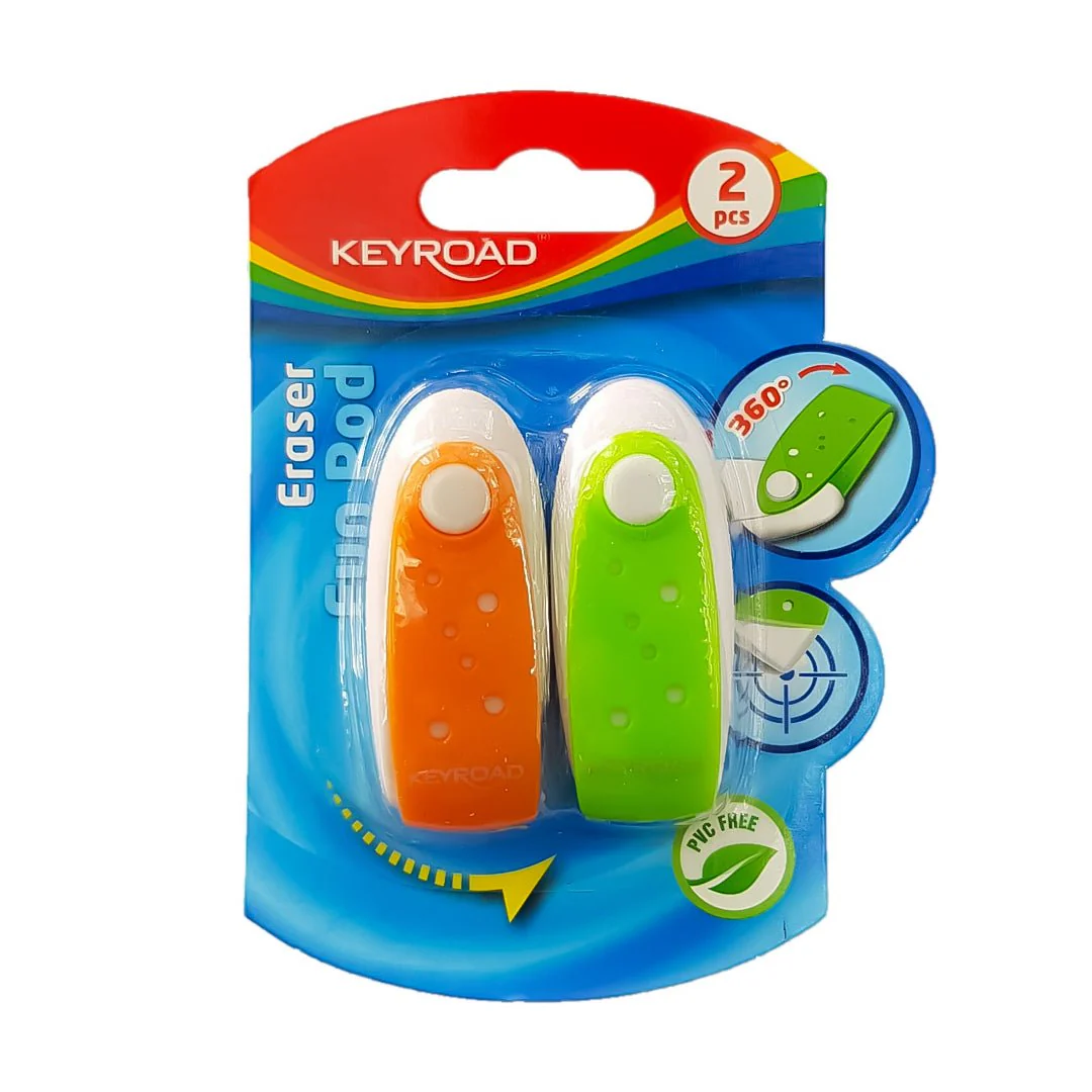 Keyroad Fun Pod Eraser Set - Image 5