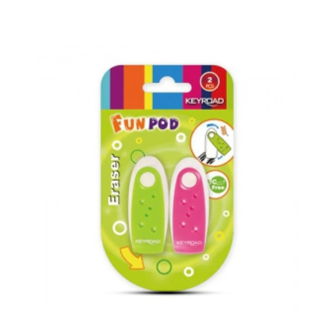 Keyroad Fun Pod Eraser Set - Image 6