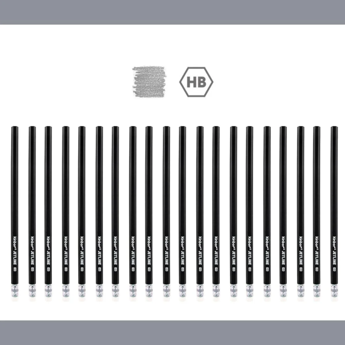 Kinbor Jetline HB Pencils Set - Image 3