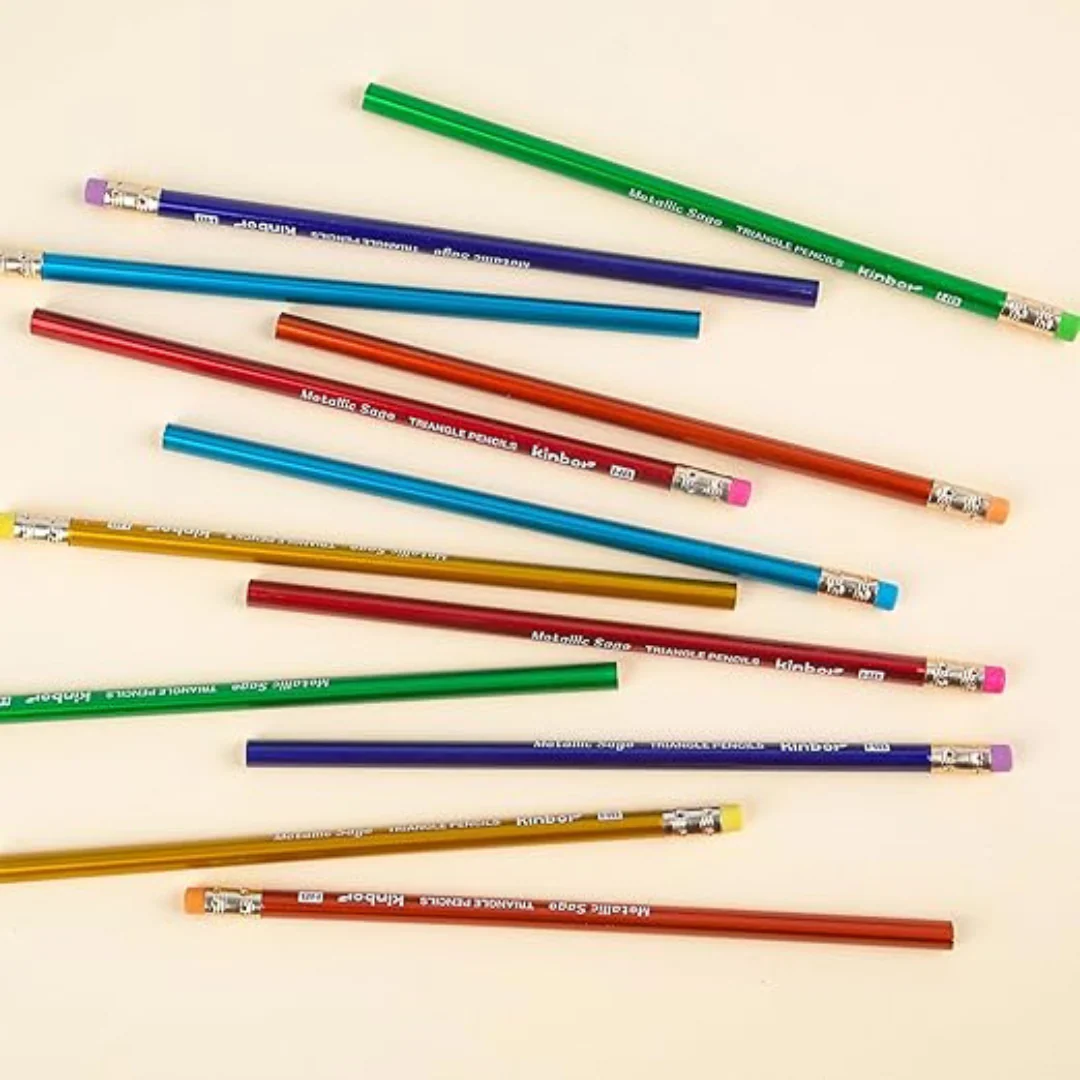 Kinbor Metallic Sage triangle Pencil Set - Image 3