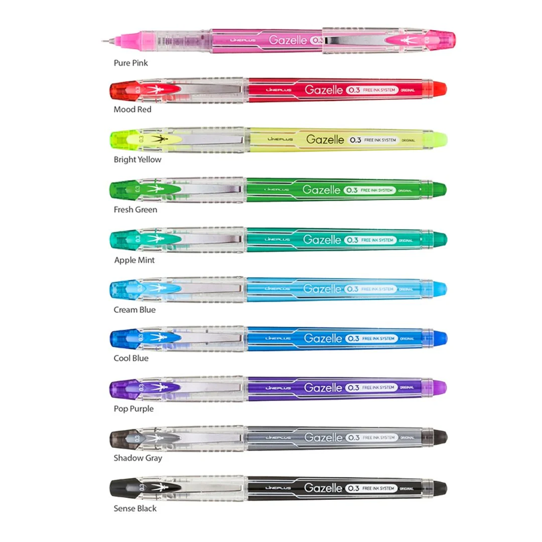 Lineplus 0.3mm Gel Pens - Image 3