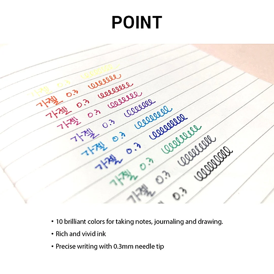 Lineplus 0.3mm Gel Pens - Image 4