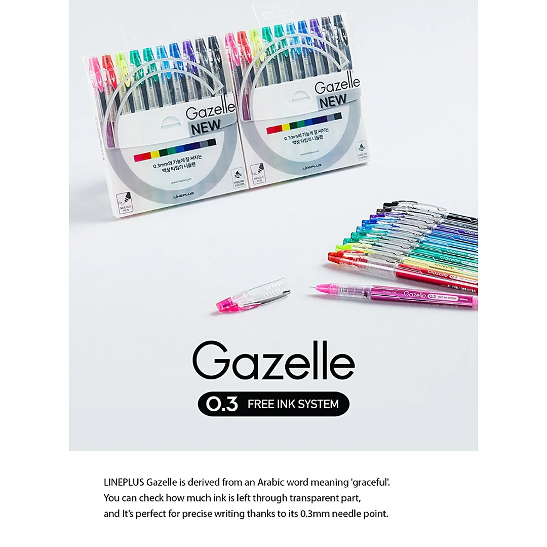 Lineplus 0.3mm Gel Pens - Image 5