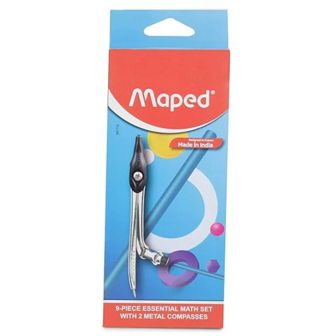 Maped 9 PC Instrument Essential Math Set - Image 3