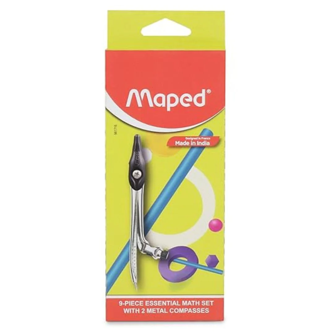 Maped 9 PC Instrument Essential Math Set - Image 5