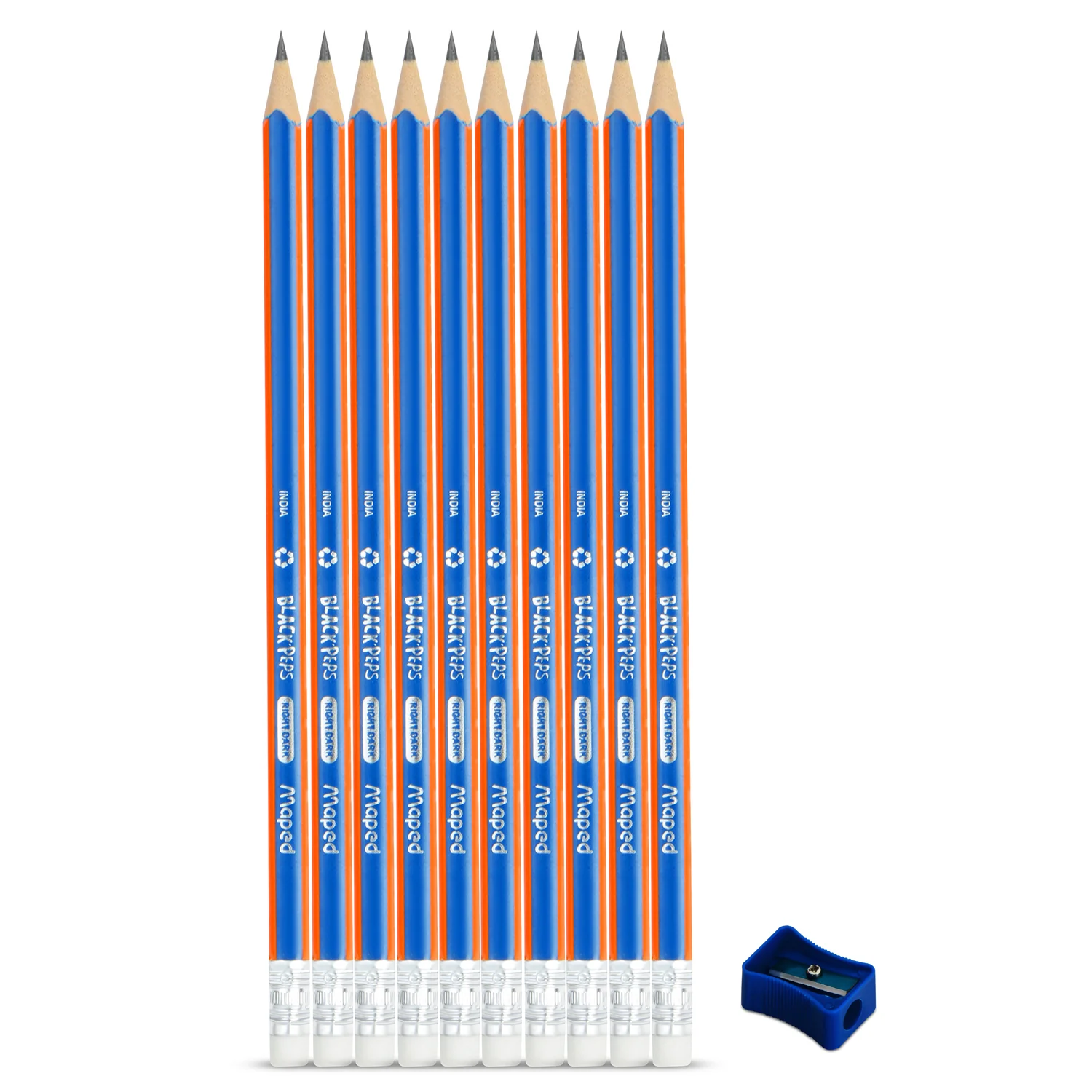 Maped Black Peps Right Dark Graphite Pencils - Image 4