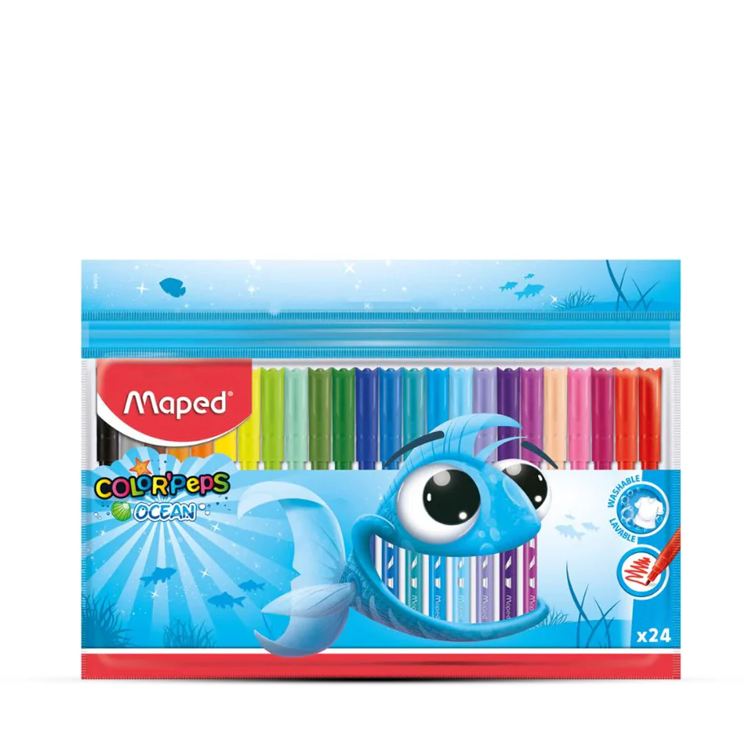 Maped Color'Peps Ocean Felt Tip Fineliner Pen Set - Image 13