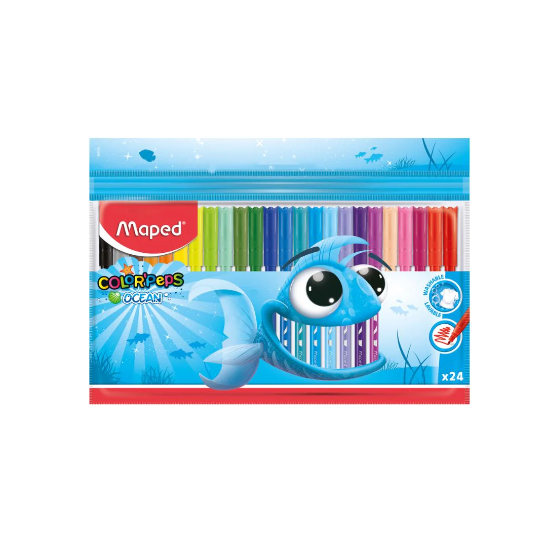Maped Color'Peps Ocean Felt Tip Fineliner Pen Set - Image 14