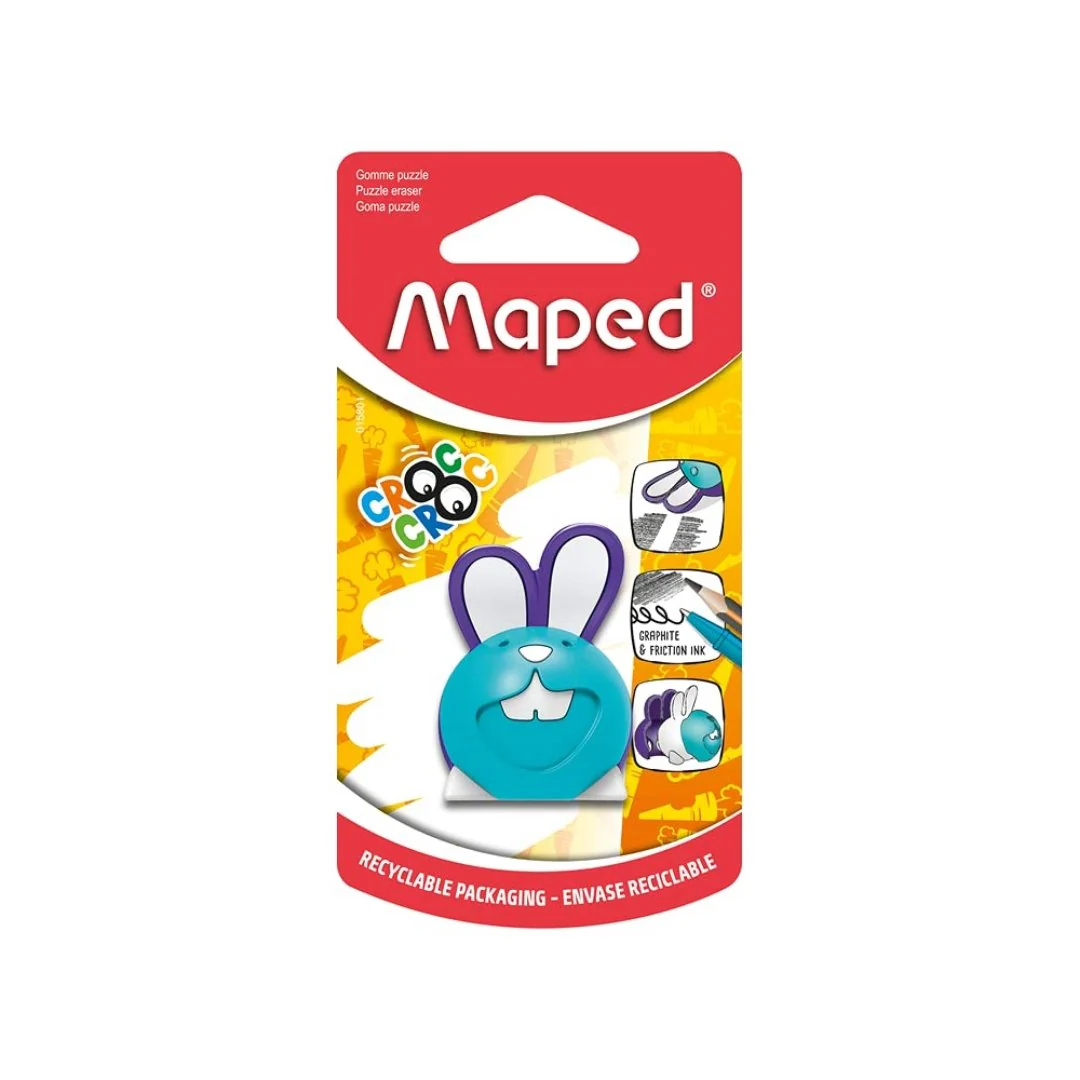Maped Croc Croc Bunny Puzzle Eraser - Image 4