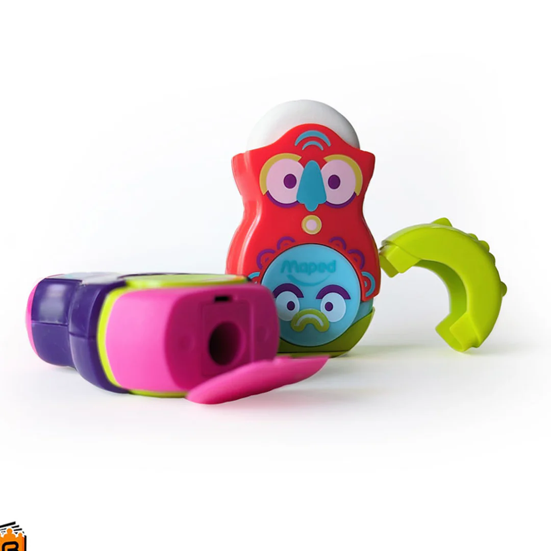 Maped Loopy Duo Pencil Sharpener+Eraser - Image 12