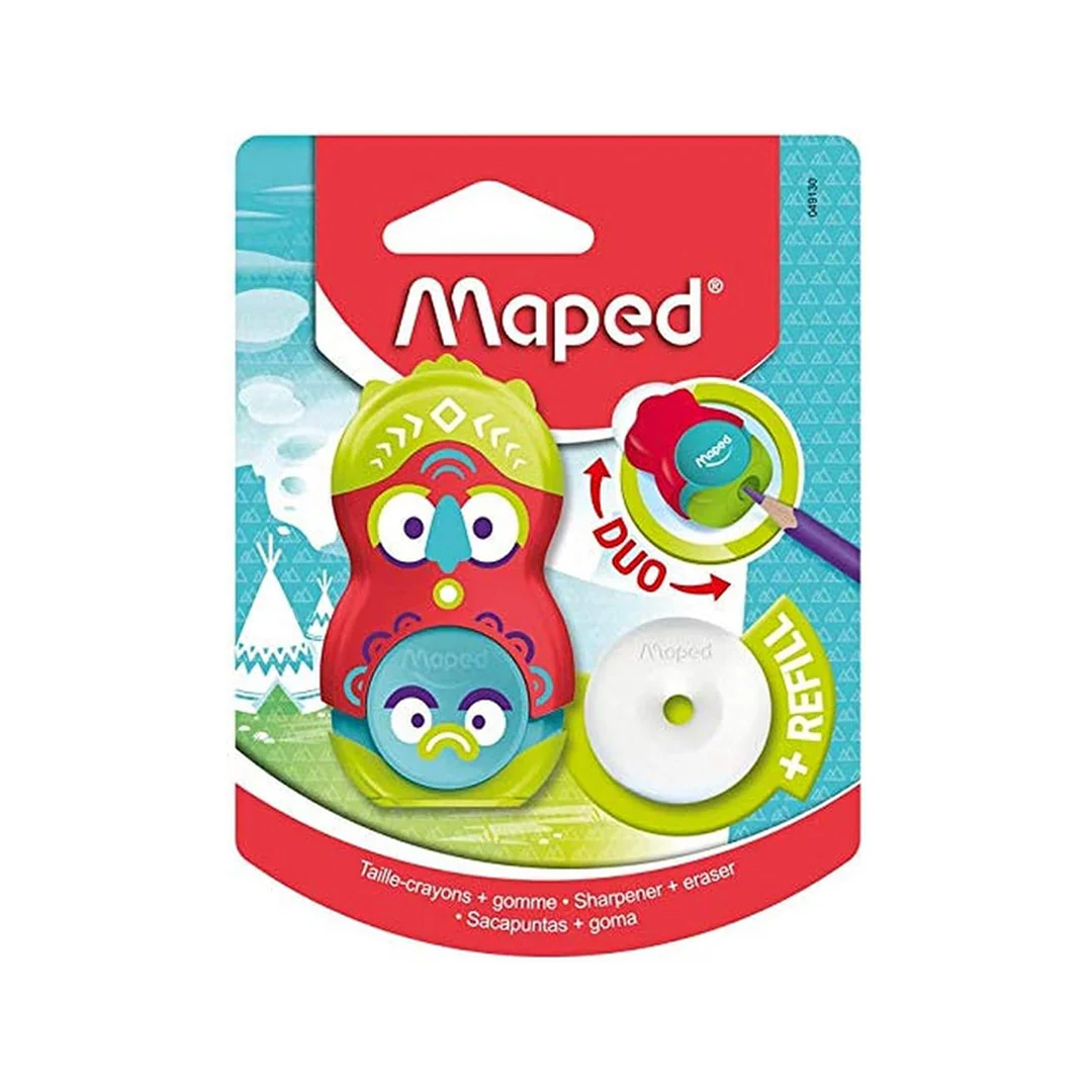 Maped Loopy Duo Pencil Sharpener+Eraser - Image 13