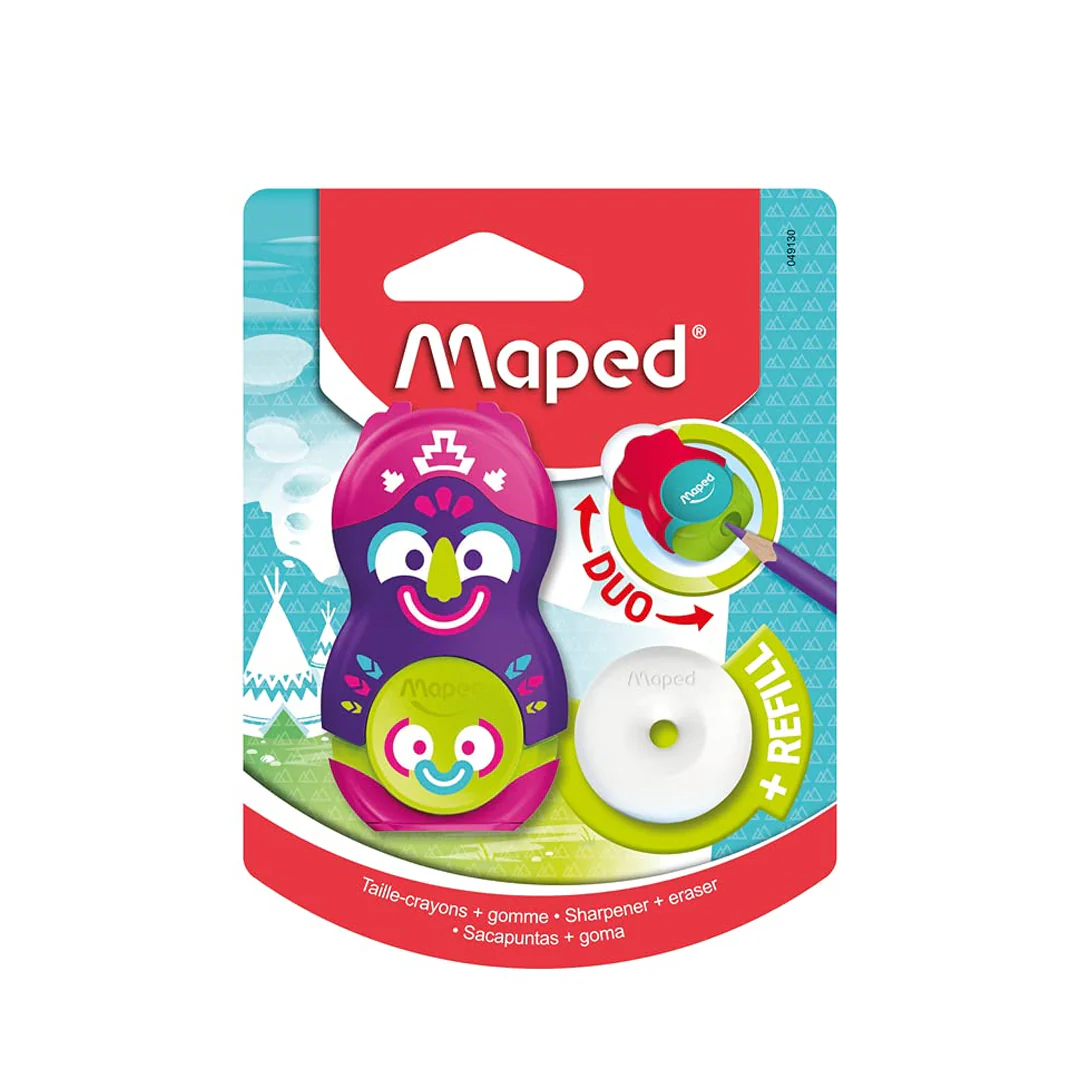 Maped Loopy Duo Pencil Sharpener+Eraser - Image 3