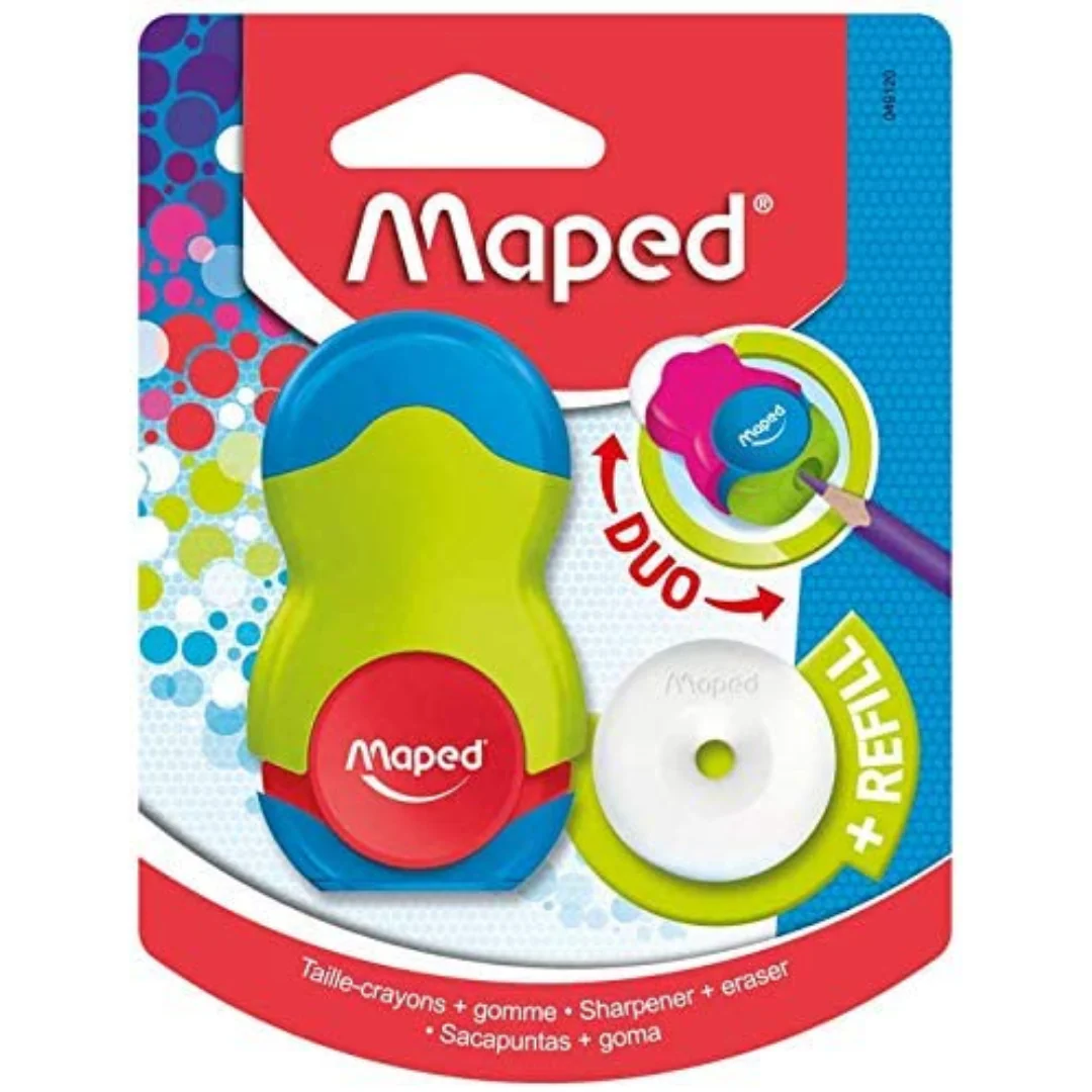 Maped Loopy Translucent Duo Eraser and Sharpener - Image 10