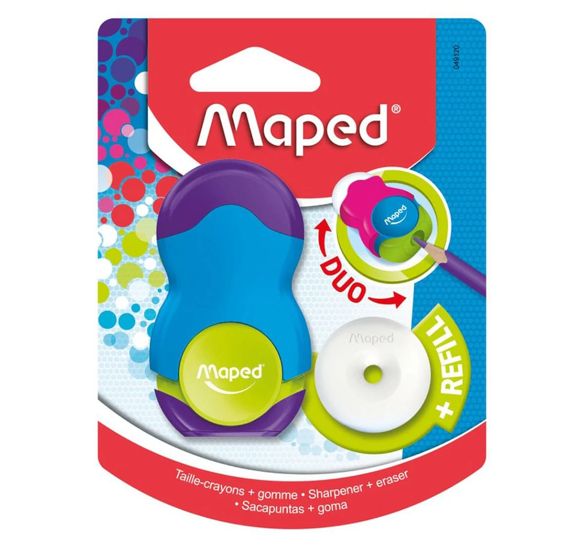 Maped Loopy Translucent Duo Eraser and Sharpener - Image 12