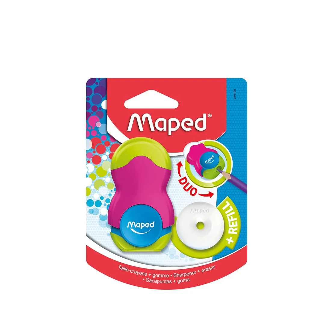 Maped Loopy Translucent Duo Eraser and Sharpener - Image 24
