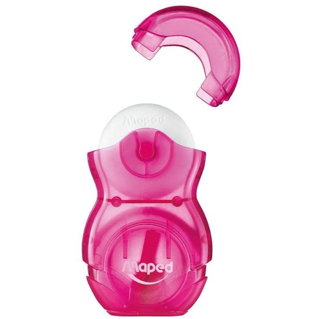 Maped Loopy Translucent Duo Eraser and Sharpener - Image 3